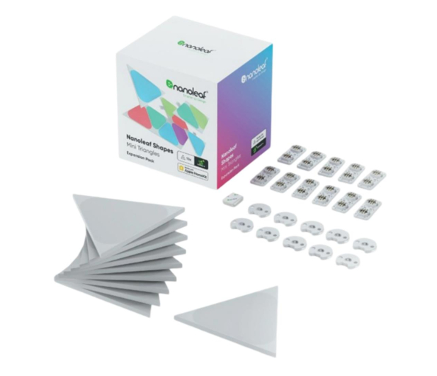 Nanoleaf Shapes Mini Triangles Expansion Pack czarny (10 sztuk) - 1267175 - zdjęcie